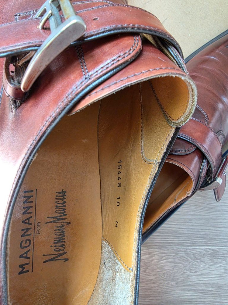 맥나니 Magnanni 싱글몽크 구두 판매합니다. 사이즈 us10 약275~280 이미지