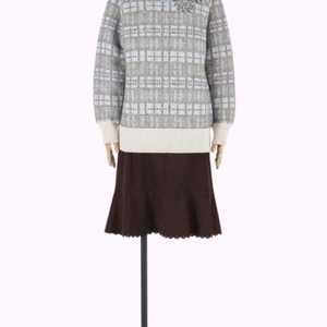 [새제품/정가 49만]레니본 도톰 단정핏 니트 66