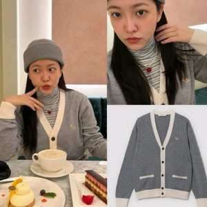 메종키츠네 베이비폭스가디건 xxs사이즈판매