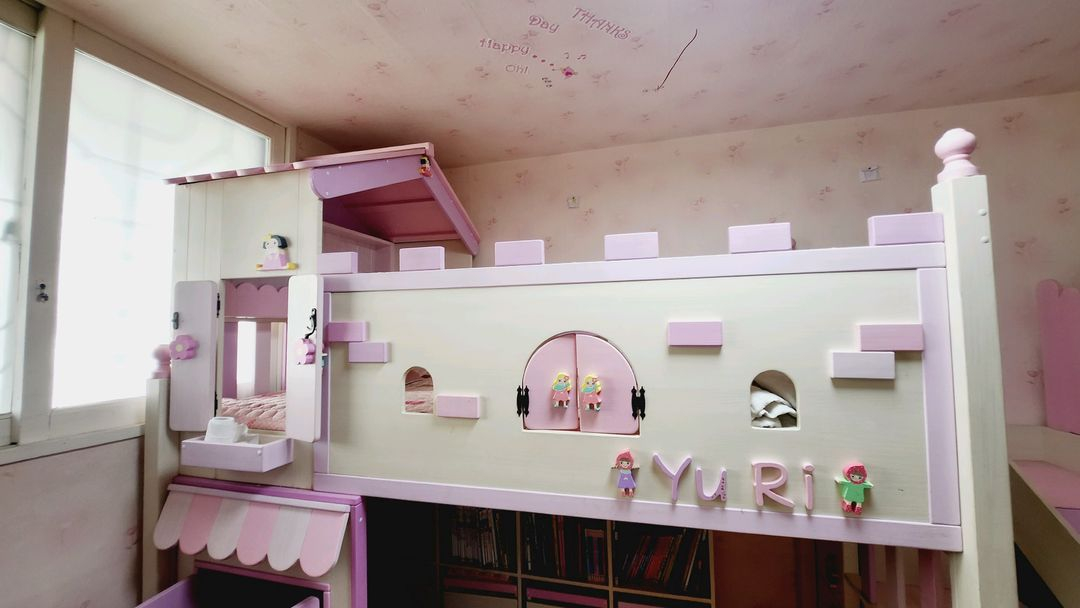 아이침대 벙커침대 미끄럼틀침대 원목침대--2