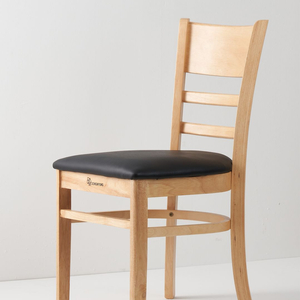 착불 식당용 나무의자 캐빈 오크 이미지