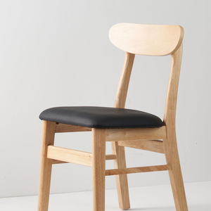 착불 식당용 나무의자 나비 원목 이미지