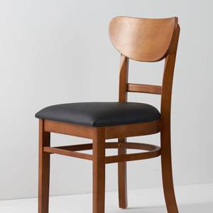 착불 식당용 나무의자 라운드 앤틱 이미지