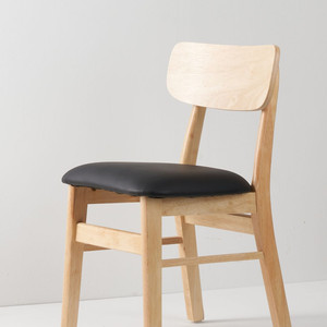 착불 식당용 나무의자 에쉬 원목 이미지