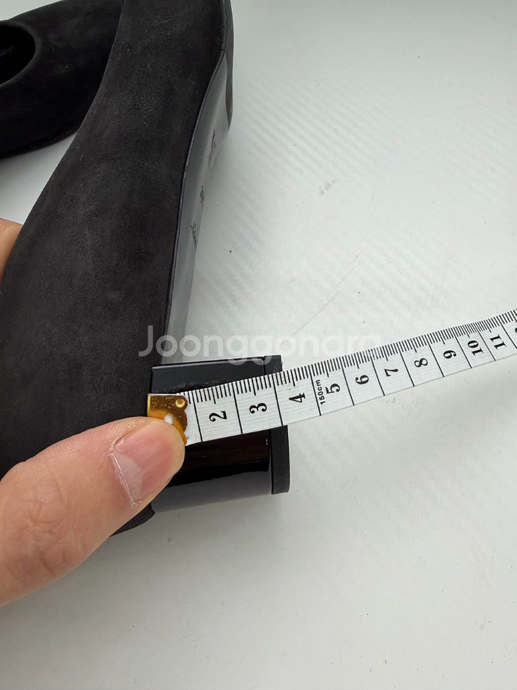 정품) 루이비통 블랙 스웨이드 플랫 슈즈 구두 39.5--8