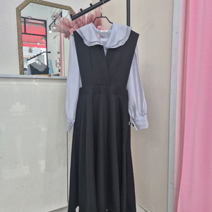 우아한 뷔스티에 원피스 (블랙 )-무배
