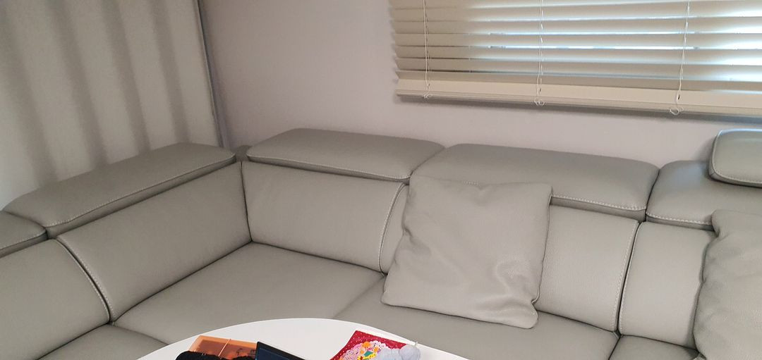 자코모 스펙트럼II 4인 코너형 기능성 비텔로 통가죽 소파--4