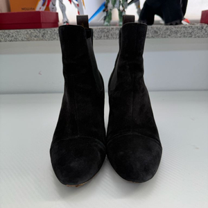 정품) 루이비통 여성 스웨이드 블랙 첼시 부츠 38