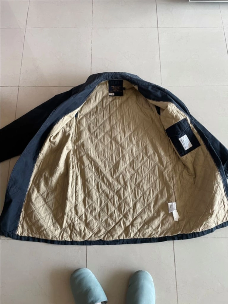 J. Crew 해군 코트 이미지