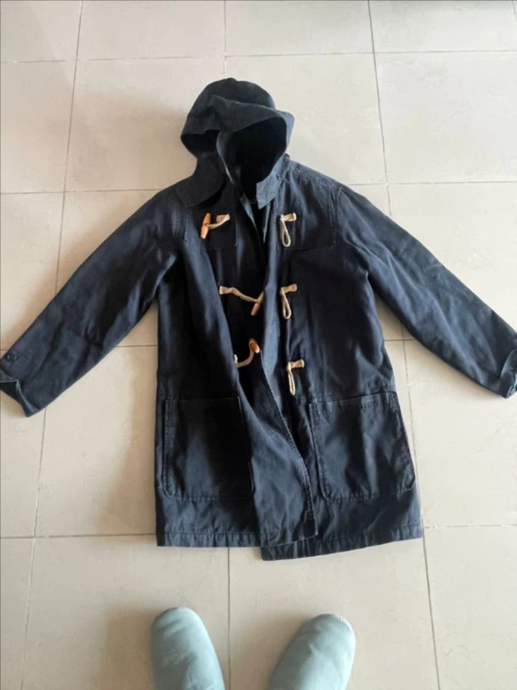 J. Crew 해군 코트 이미지