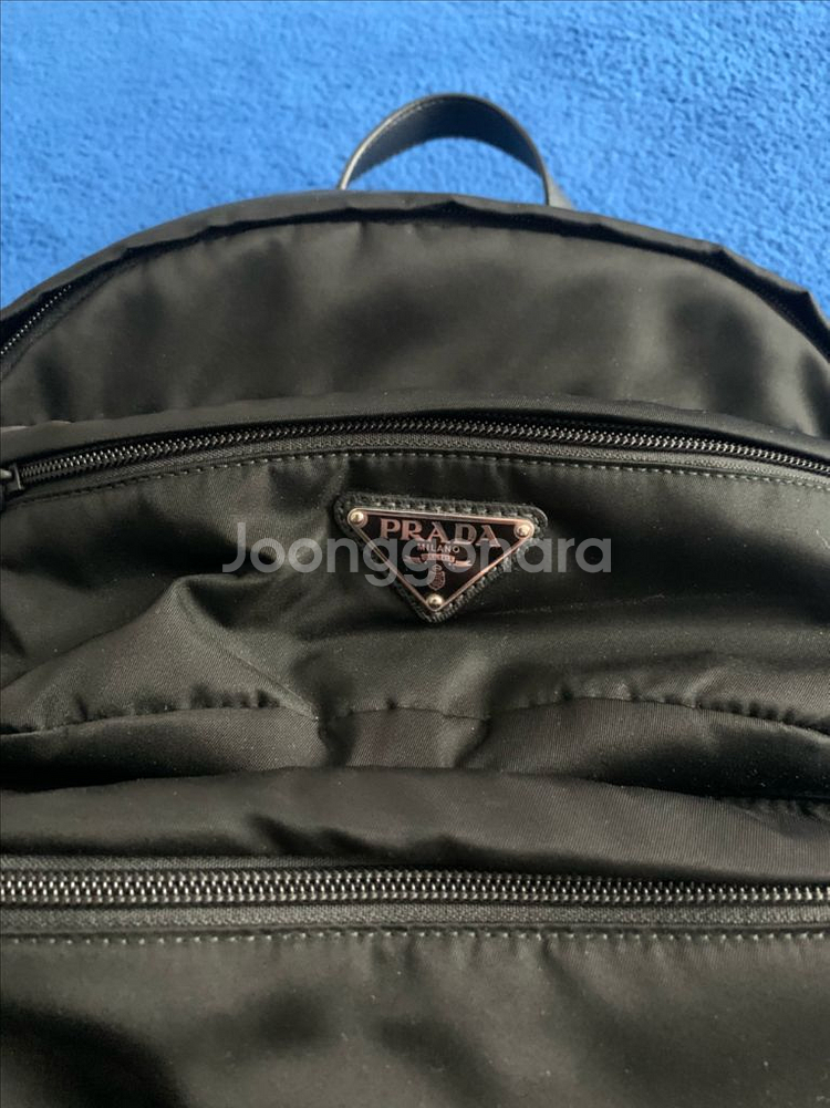 프라다 나일론 백팩--2