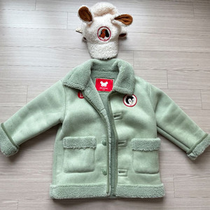 베베드피노 무스탕 꽁뜨 모자 세트 이미지