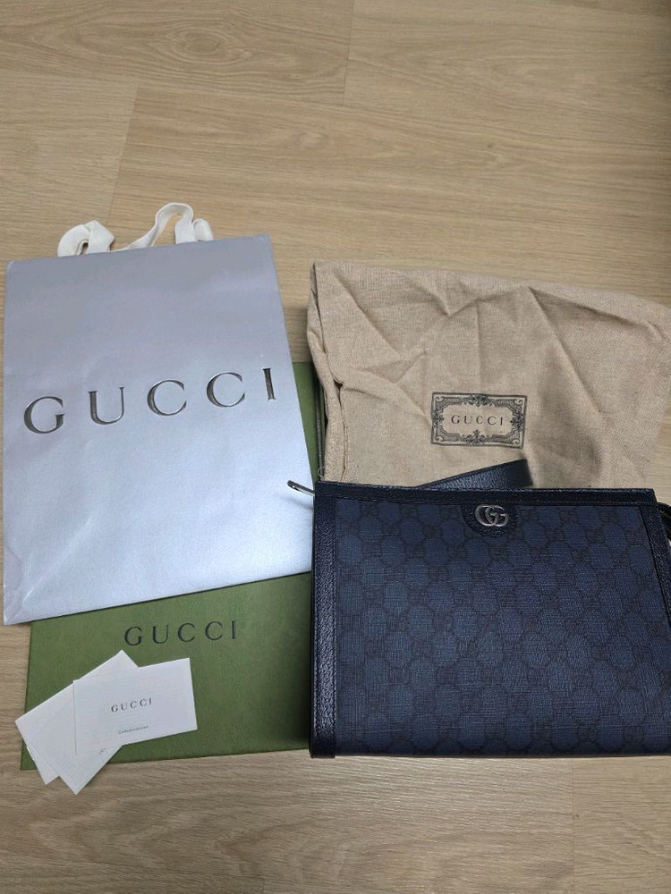 구찌 오디피아 GG 패턴 클러치백 이미지