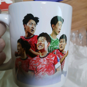 축구 선수 머그컵
