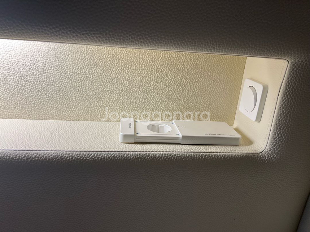 저상형 퀸사이즈 조명 침대--2