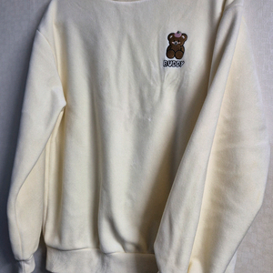 F2F 곰돌이 맨투맨 아이보리