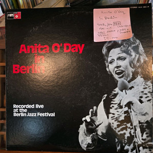 Anita ODay.in Berlin.70년초.jpn.REP.NM-/NM+.민트급LP 이미지