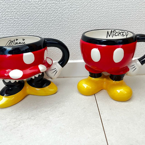 미키마우스 미니마우스 캐릭터 머그컵 세트
