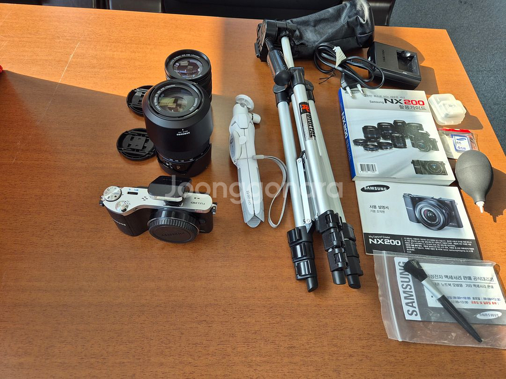 미러리스 카메라 + 18-55mm, 50-200mm 렌즈 세트--3