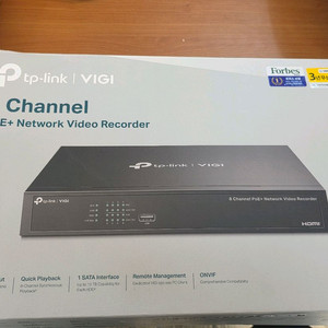 tplink 8채널 PoE 네트워크 비디오 레코더(1TB HDD포함)