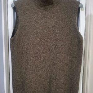 에르메스 캐시미어 터틀넥 니트 조끼