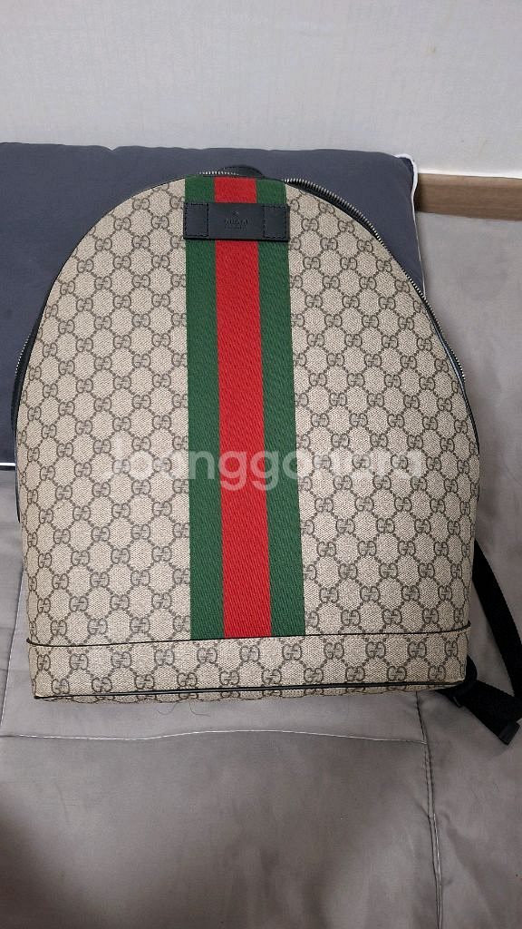 구찌가방 GG 수프림 백팩 특a급 영수증 증명서 다 있음 3번 맴--2