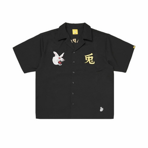 [L] FR2 퍼킹래빗 수베니어 오픈 칼라 셔츠