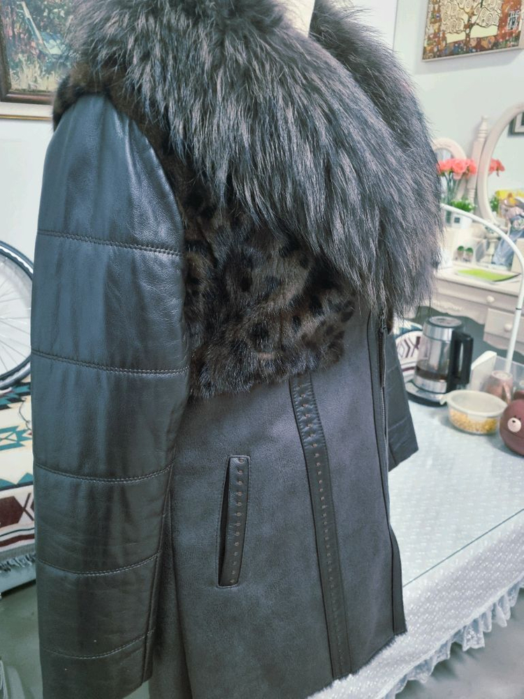 고급 가죽 자켓--2