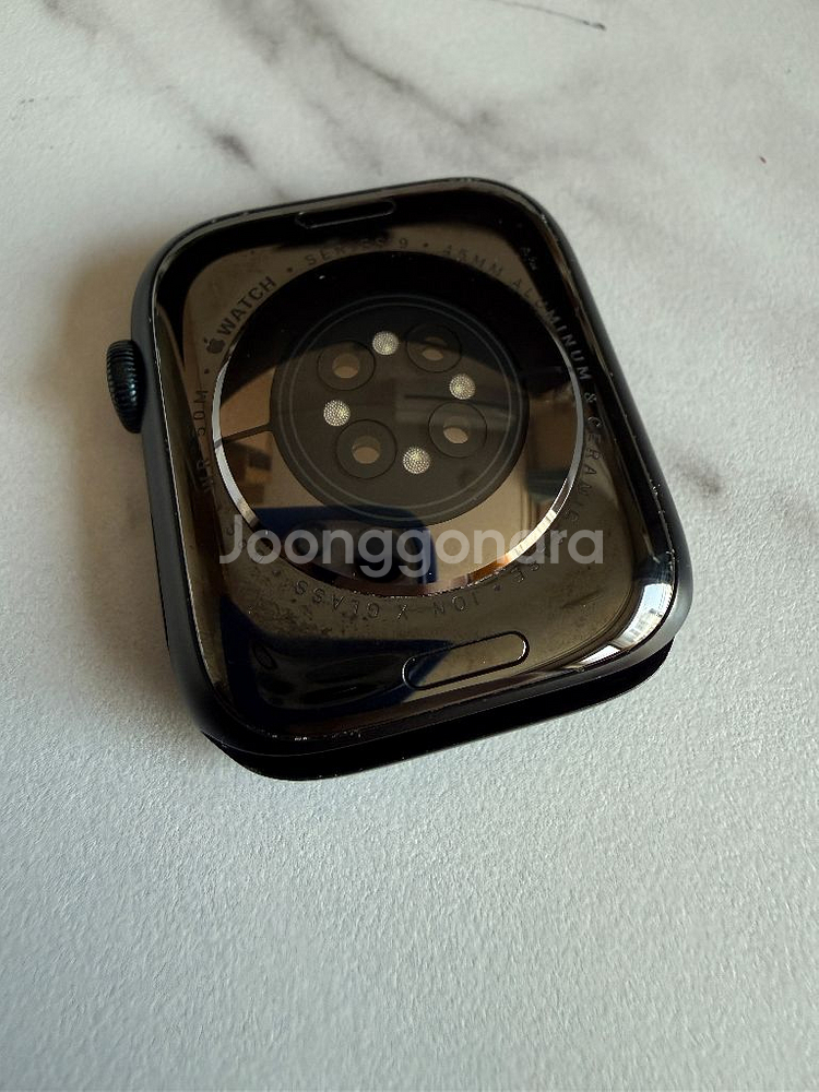 애플워치9 45mm gps 미드나이트--2