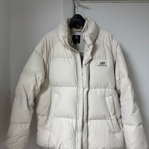 뉴발란스 숏패딩 M 아이보리 (UNI 액티브 숏 구스 다운자켓) 이미지