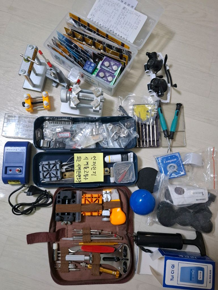 카시오시계와기타시계30개낚시대,릴,릴뭉치--2