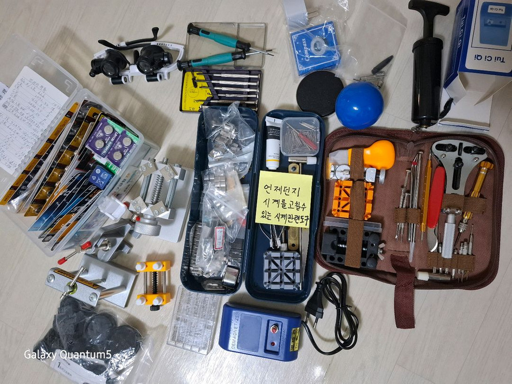 카시오시계와기타시계30개낚시대,릴,릴뭉치--3