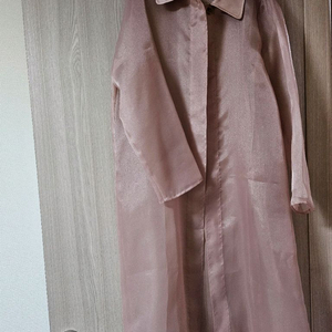 오간자 롱셔츠,로브 새상품