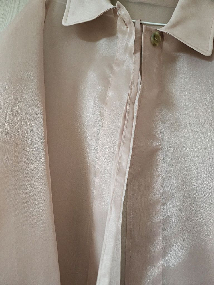 오간자 롱셔츠,로브 새상품--2