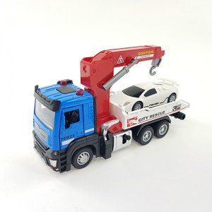 1/32 다이캐스트 카고 크레인 사운드 라이트 작동 중장비모형 이미지