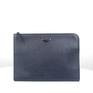 [중고명품다올] 프라다 사피아노 레더 도큐먼트 클러치 2VN003 이미지