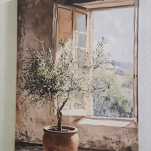 새상품)원목 프레임 캔버스 그림액자