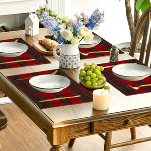 새상품)테이블 매트 4개 일괄