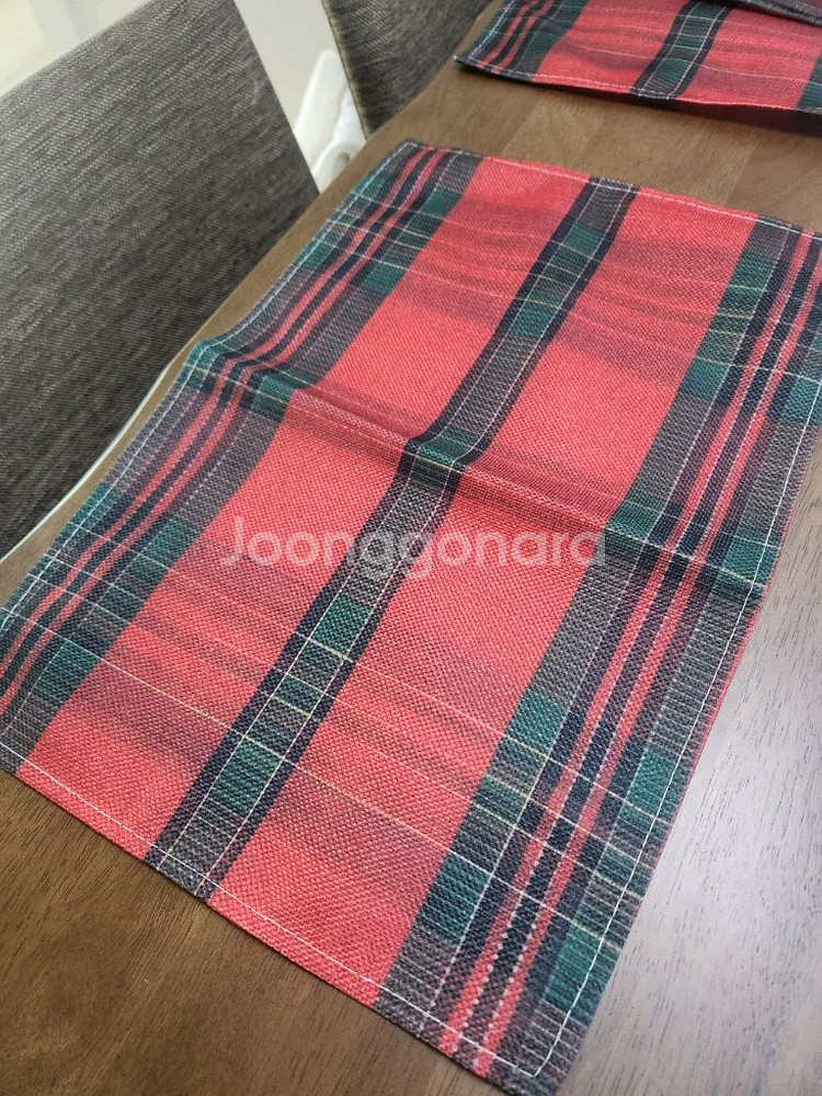 새상품)테이블 매트 4개 일괄--2