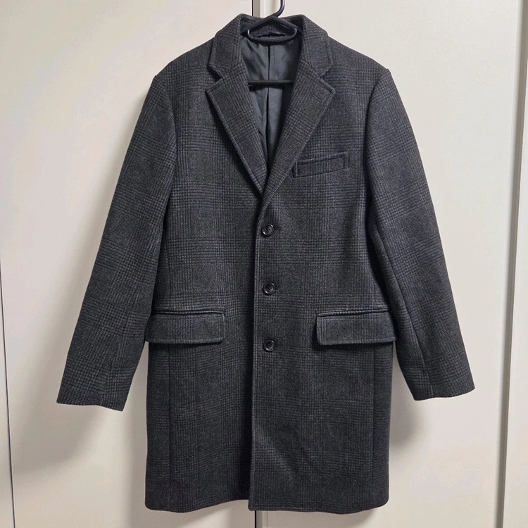United Arrows 메리노 울 롱코트 M(95) 이미지