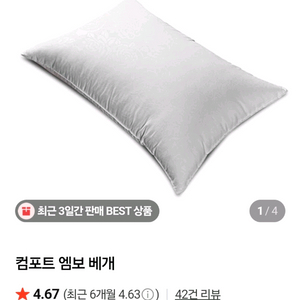 베스트슬립) 5성급 호텔 베개