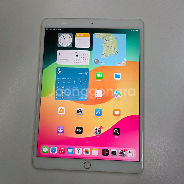 아이패드프로 10.5 A1709 256기가 셀룰러 팝니다--1