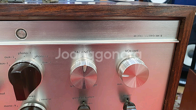 럭스만 SQ-38FDMK2 진공관인티앰프/마일라콘덴셔 올교체--3