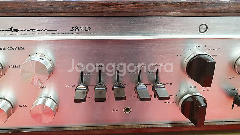 럭스만 SQ-38FDMK2 진공관인티앰프/마일라콘덴셔 올교체--4