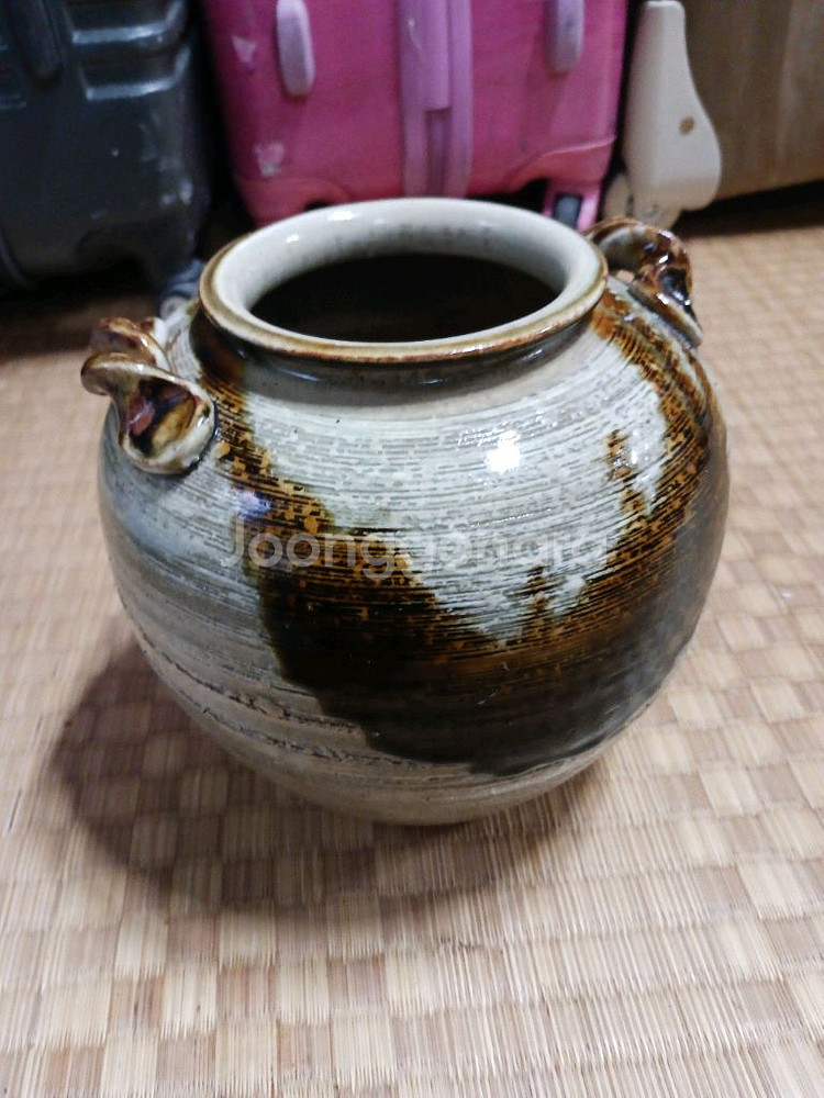 도자기 꽃병..높이22--0