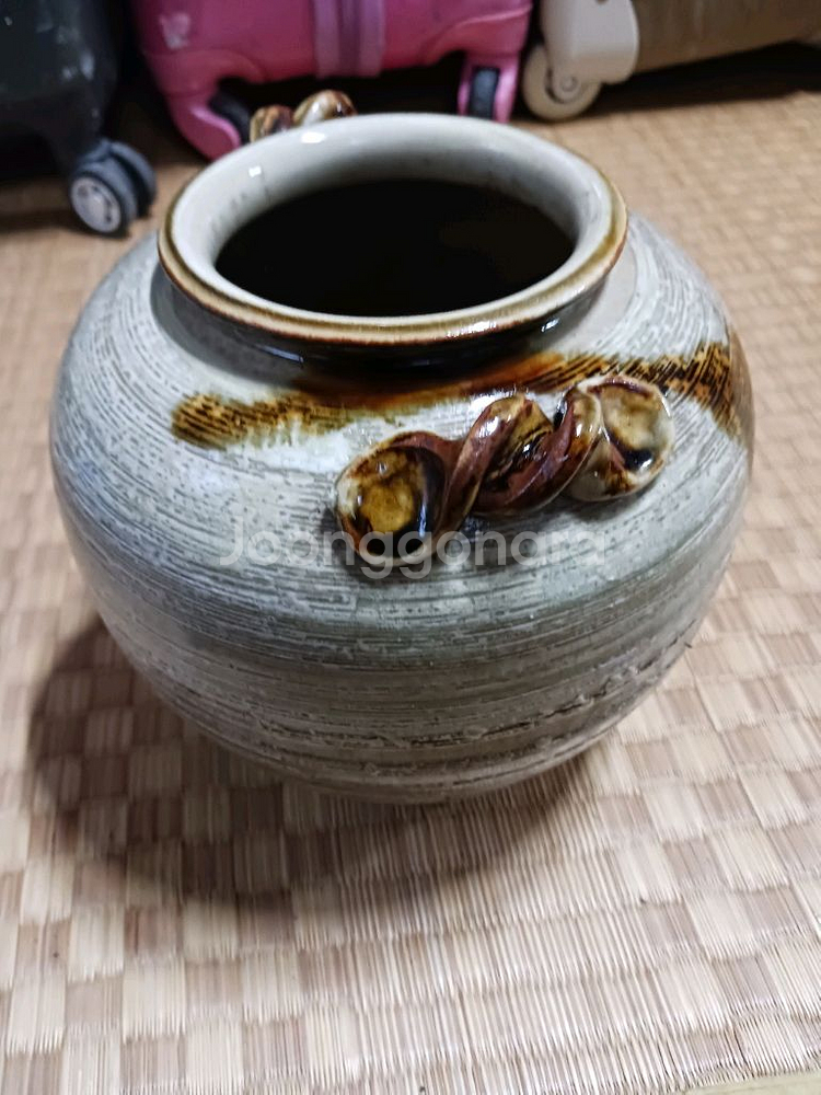 도자기 꽃병..높이22--2