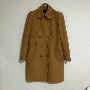 시스템 카멜 더블 버튼 코트