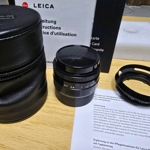 라이카 밀레니엄 35mm f2 블랙페인트 980만원 부천역