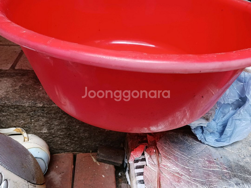 대형 플라스틱 다라이 2개--3