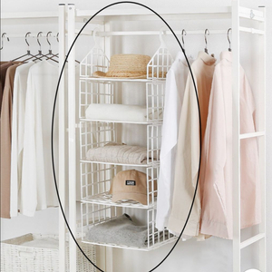 플라스틱걸이 선반 소 4단